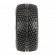 Proline&nbsp;Road Rage Street Tires Mounted on Desperado Black Wheels for 1:16 E-REVO