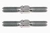 TEAM ASSOCIATED FACTORY SILVER .825 TURNBUCKLES