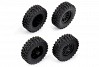 TEAM ASSOCIATED MT28 WHEELS & TYRES MOUNTED (F & R)