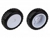 TEAM ASSOCIATED REFLEX 14 NARROW MINI PIN TYRES - MOUNTED WHITE WHEELS
