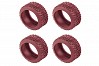 TEAM ASSOCIATED NANO SPORT PIN TYRES RED (4)
