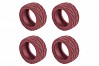 TEAM ASSOCIATED NANO SPORT RADIAL TYRES RED (4)