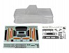 TEAM ASSOCIATED MT12 BODYSHELL SET CLEAR