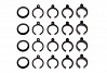 TEAM ASSOCIATED PROSC10/RAT/ REFLEX SPRING CLIPS/RETAINERS