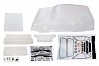 TEAM ASSOCIATED DR10 REAKT DRAG BODY SHELL CLEAR