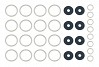 ASSOCIATED RC8B3.1/RC8B3.2 DIFF SHIM SET
