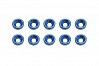 Team Associated Countersunk Washers (Blue)