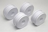 Team Associated RC8 83mm 1/8th Wheels (4) - White