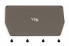ASSOCIATED B6/B6.1 ALUMINUM CHASSIS WEIGHT 13G