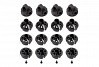 TEAM ASSOCIATED B6.1/B74 SHOCK CAPS AND SPRING CUPS