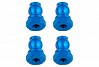 TEAM ASSOCIATED SHOCK BUSHINGS 10 MM BLUE ALUMINUM