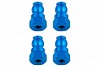 TEAM ASSOCIATED SHOCK BUSHINGS 12MM BLUE ALUMINUM (4)