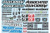 TEAM ASSOCIATED 'AE' BRANDING DECAL SHEET