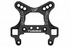 CORALLY SHOCK TOWER FRONT SWISS 7075 T6 5MM HARD BLACK