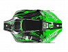 CORALLY POLYCARBONATE BODY ASUGA XLR PAINTED GREEN CUT 1 PC