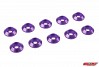CORALLY ALUMINIUM WASHER FOR M3 FLAT HEAD SCREWS OD=8mm Purple (10pcs)