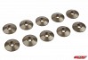 CORALLY ALUMINIUM WASHER FOR M4 FLAT HEAD SCREWS OD=10mm Gun Metal (10pcs)