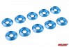 CORALLY ALUMINIUM WASHER FOR M5 FLAT HEAD SCREWS OD=8mm Blue (10pcs)