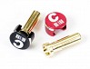 CENTRO LOWPRO HEATSINK PLUG CONNECTOR GRIPS w/5MM BULLETS