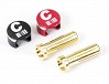 CENTRO LOWPRO HEATSINK PLUG CONNECTOR GRIPS w/5MM BULLETS