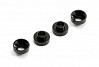 CENTRO ALUMINIUM SERVO MOUNT COLLARS (4) - BLACK