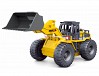 HUINA 1/18TH 2.4G 9 CHANNEL WHEELED LOADER TRUCK WITH DIE CAST BUCKET