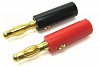 Etronix 4.0mm Gold Connector, Red & Black Banana Plugs