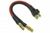 Etronix Male Deans To Two 4.0mm Male Connector Adapter