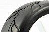 FASTRAX 1/8TH PREMOUNTED SLICK TYRES 'HAWK/SPLIT SPOKE'
