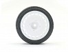 FASTRAX 1/10TH RALLY ANGLE TYRE/WHEEL SET WHITE (4)