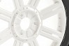 FASTRAX 1/8 MAZE BLOCK MOUNTED ON 8-SPOKE WHITE (PR)