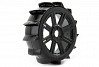 FASTRAX 1/8 PADDLE MOUNTED ON 8-SPOKE BLACK (PR)