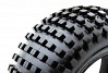 FASTRAX 1/8 TRUGGY ROCK MTD ON 5-SPOKE BLACK 0 OFFSET(PR)