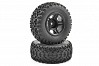 FASTRAX 1:10 SC STINGER MTD 5-SPOKE BLACK (SLASH FR) (PR)