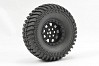 FASTRAX 1:10 CRAWLER PASO 1.9 MOUNTED SCALE WHEEL BLACK