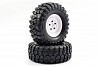 FASTRAX 1:10 CRAWLER SAWBLOCK 1.9 SCALE STEEL WHEEL ø108MM (WHITE) (2)