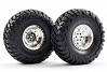 FASTRAX 1:10 CRAWLER GRANITE 2.2 SCALE WHEEL ø140MM TYRE (CHROME)(2)