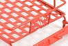 FASTRAX RED ALUMINIUM LUGGAGE RACK w/LED LAMPS L165MM X W112MM