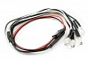 FASTRAX RED ALUMINIUM LUGGAGE RACK w/LED LAMPS L130MM X W110MM