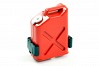 FASTRAX PAINTED FUEL JERRY CAN & MOUNT - RED