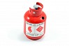 FASTRAX SCALE PAINTED ALLOY GAS BOTTLE RED