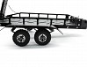 FASTRAX DUAL-AXLE TRAILER w/RAMPS & LEDs (Med 1/12-1/18) - BLACK