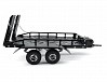 FASTRAX DUAL-AXLE TRAILER w/RAMPS & LEDs (Med 1/12-1/18) - BLACK