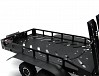 FASTRAX DUAL-AXLE TRAILER w/RAMPS & LEDs (Med 1/12-1/18) - BLACK