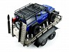 FASTRAX DUAL-AXLE TRAILER w/RAMPS & LEDs (Med 1/12-1/18) - TITANIUM