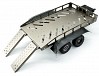 FASTRAX DUAL-AXLE TRAILER w/RAMPS & LEDs (Med 1/12-1/18) - TITANIUM