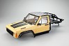FASTRAX 1/10 ROCKEE PICK-UP & REAR CAGE HARDBODY 313-324mm - YELLOW