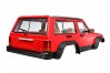 FASTRAX 1/10 ROCKEE FULLCAB & INTERIOR HARDBODY 313mm - RED