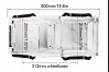 FASTRAX 1/10 ROCKEE FULLCAB & INTERIOR HARDBODY 313mm - White