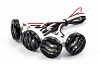 FASTRAX ALUMINIUM FOG LIGHT SET FOR ALUMINIUM LUGGAGE TRAY